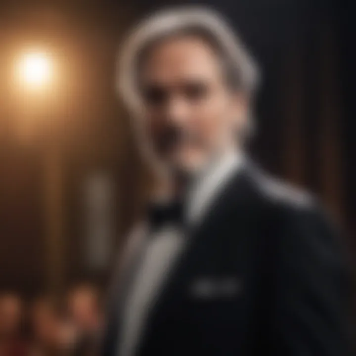 Kevin Kline on stage, embodying a character with charisma