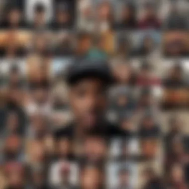 Rap Lyrics as a Voice of Social Change A collage of rap lyrics on a backdrop of social movements and protests