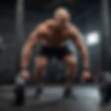Challenging core exercise demonstrating strength and balance