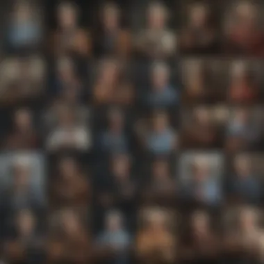 The Legends of Country Music A collage of iconic country music artists