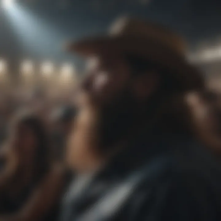 Audience enjoying a Chris Stapleton concert