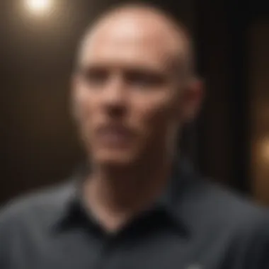 The Art of Stand-Up: Bill Burr's Performance Bill Burr performing stand-up on stage with intensity
