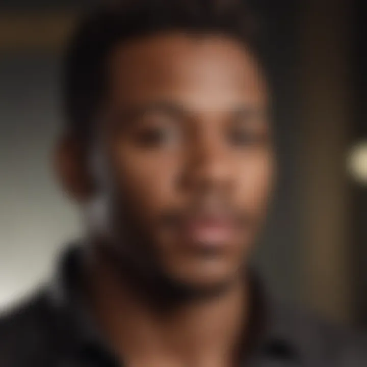 A young Bobby Brown in the early days of his music career, reflecting his journey.