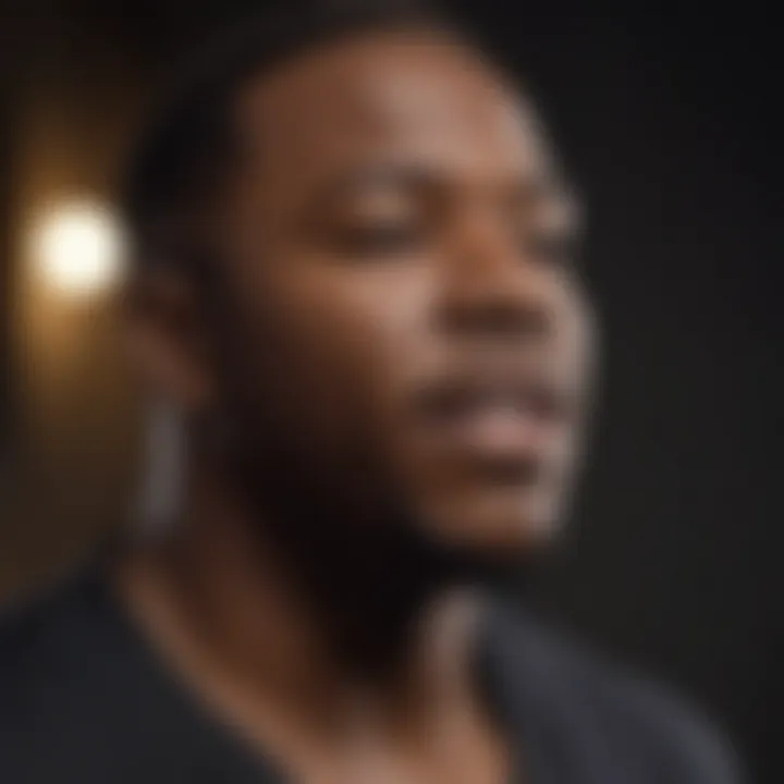 A candid moment showcasing Bobby Brown's personal struggles and resilience.