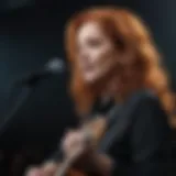 Bonnie Raitt performing live with passion and energy