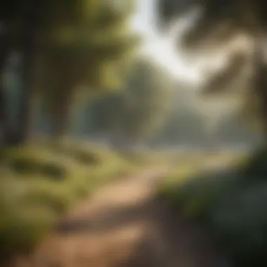 Tranquil Landscape A serene landscape with soft colors representing tranquility and peace.