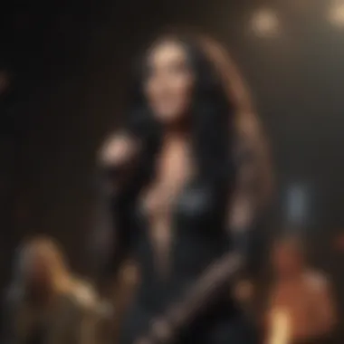 Cher in Concert: A Timeless Performance Cher performing on stage during a concert