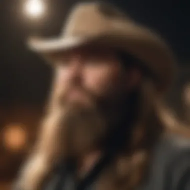 Chris Stapleton performing live in Memphis