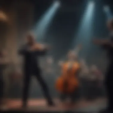 Live Musicians Elevating the Experience Musicians performing live, enhancing the theatrical experience