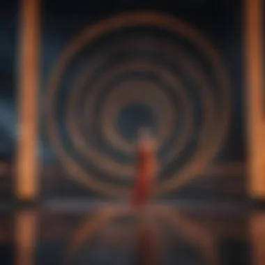 Mesmerizing Visual Display in Cirque de Olay A mesmerizing visual display that captivates the audience