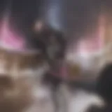 Coi Leray performing passionately on stage