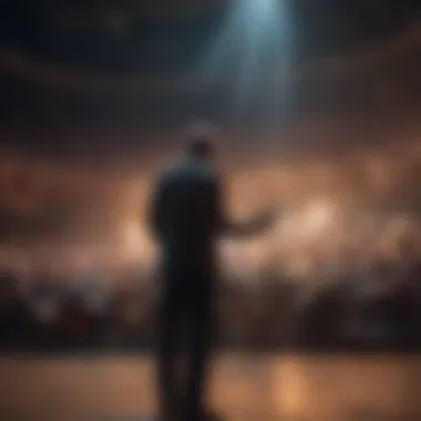 The Essence of Live Music Performance A vibrant concert atmosphere with rhythmic energy