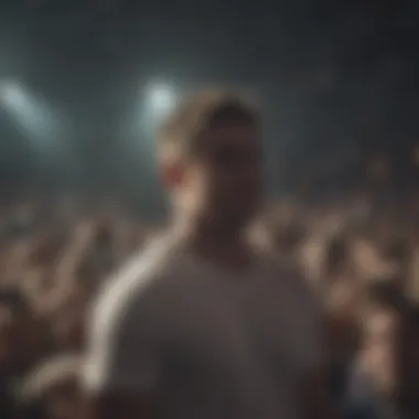 Vibrant concert crowd enjoying Niall Horan's music