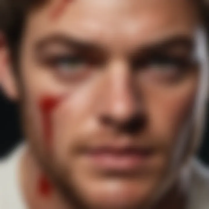 Graphic showcasing the adaptations of the Dexter Blood theme ringtone