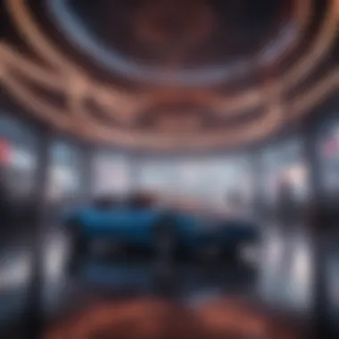 The Future of Entertainment: Dreampark Insights A futuristic theme park with immersive art installations
