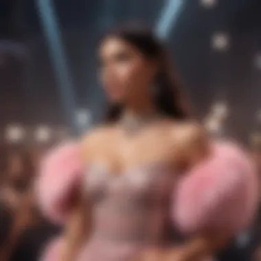 Artistic Fashion Statement Dua Lipa in a stunning outfit showcasing her artistic style and evolution