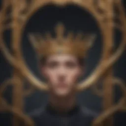 Symbolic representation of infinite royalty in musical art