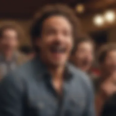 Capturing the Audience's Laughter and Surprise Audience reacting to Eric Andre's comedy