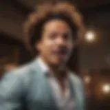 Eric Andre in a dynamic stage performance