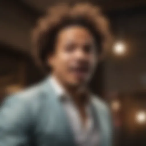 Eric Andre in a dynamic stage performance