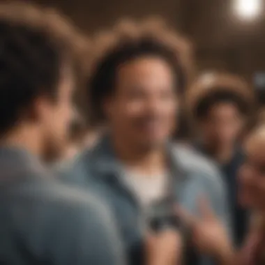 The Unique Connection Between Eric Andre and His Fans Eric Andre engaging with fans after a show