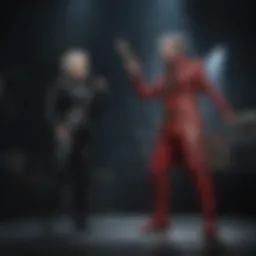 Queen and Adam Lambert performing on stage