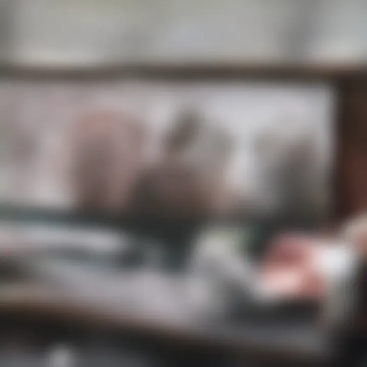 A cozy scene of someone listening to an audiobook in a comfortable chair