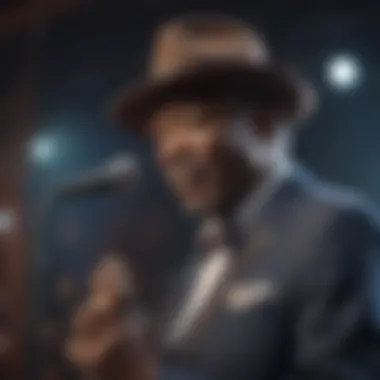 Celebrating Influential Blues Artists Iconic blues artist performing on stage