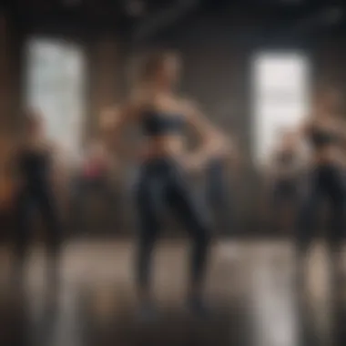 Unity in Rhythm and Motion Group engaging in a dance workout session