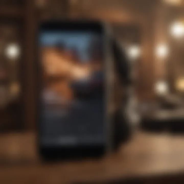 Listening to French radio on a smartphone