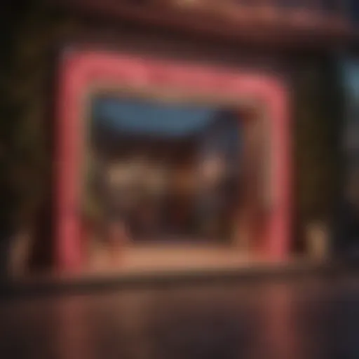 Artistic representation of Gucci Garden City showcasing vibrant installations