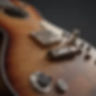 Unique Design Features of Jean Paul Guitars Side view of a Jean Paul guitar highlighting its unique design features and materials