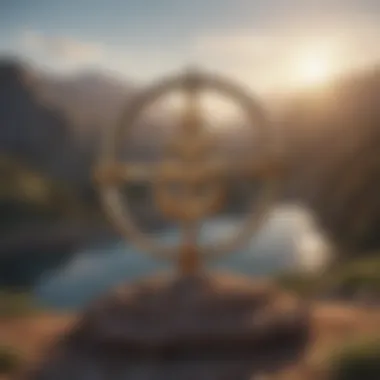 Symbol of Personal Growth A serene landscape symbolizing personal growth