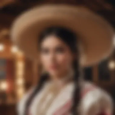 Traditional Ranchera Performance in Monterrey Live performance of a renowned Ranchera artist in Monterrey showcasing traditional attire