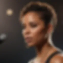 Alicia Keys performing on stage, showcasing her emotional connection to music