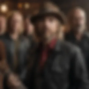 Tom Petty with Mudcrutch Members Portrait of Tom Petty with Mudcrutch members