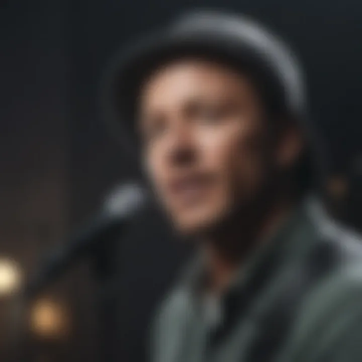 TobyMac performing live, showcasing his passion for music