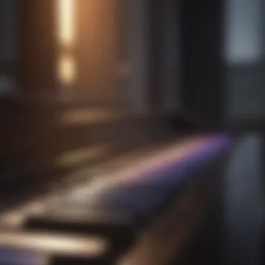 Artistic representation of tonal colors in piano music