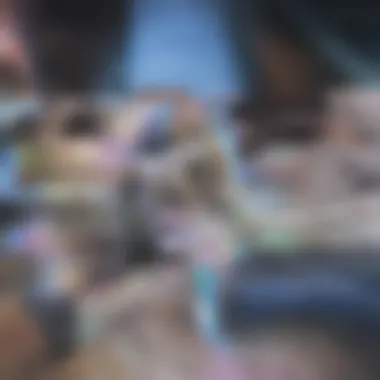 Future Developments in Keyfinding Technology A futuristic representation of potential advancements in music technology