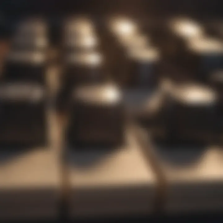 A close-up of piano keys with a soft glow