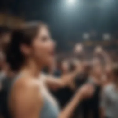 Energetic Live Performance A vibrant concert scene, capturing the energy and emotion of live music reminiscent of the film's soundtrack.