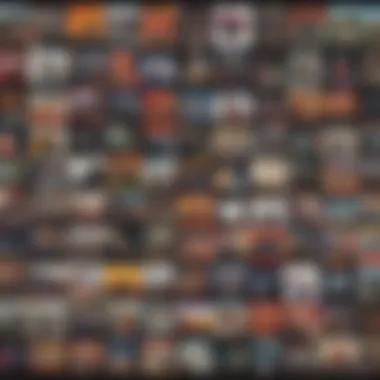 The Diversity of Music Genres in Streaming A vibrant collage showcasing different music genres