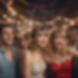 Gathering of Swifties celebrating their love for Taylor Swift