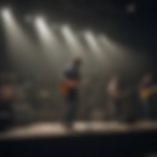 Band of Horses performing live on stage