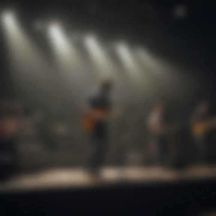 Band of Horses performing live on stage