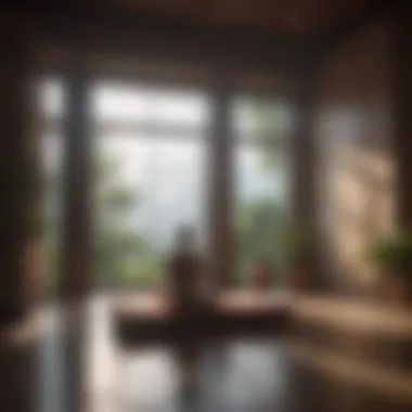 Serene Meditation Space Inspired by the Course A serene meditation space influenced by the Course