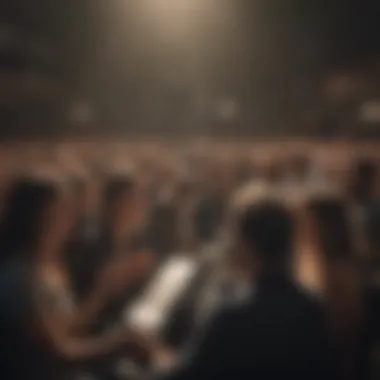 Artistic Audience Interaction An artistic depiction of audience interaction in the realm of music.