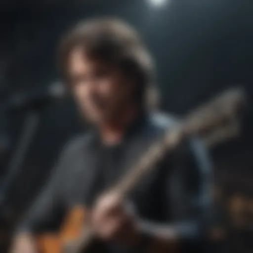 Rick Springfield performing live on stage