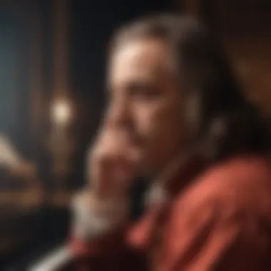 Blaise Pascal and Music Theory Portrait of Blaise Pascal contemplating music theory
