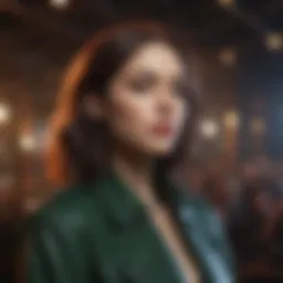 Veronica Costello performing on stage